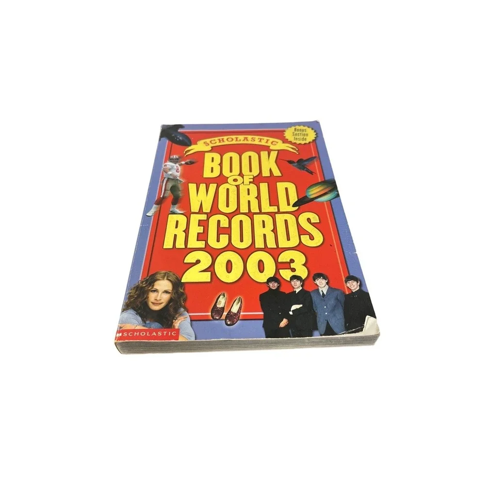 Scholastic Book of World Records 2003 Paperback Reference Kids‎ Trivia Facts